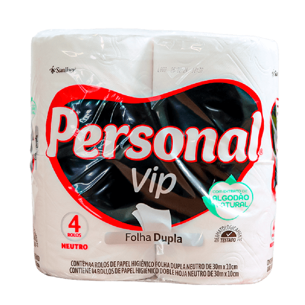 Papel Higiênico Folha Dupla Personal 30 Metros